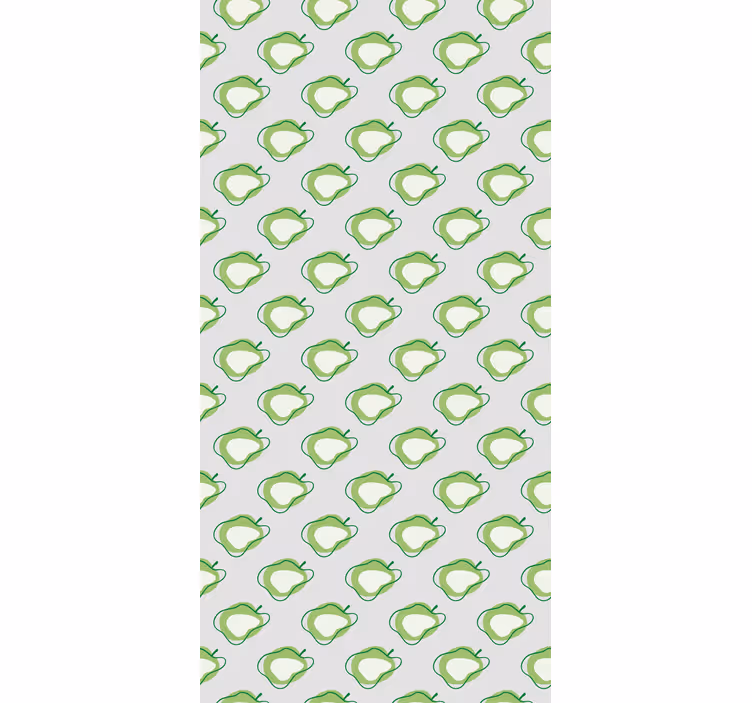 Tenda a rullo cucina frutta e verdura Modello di scarabocchio - TenStickers