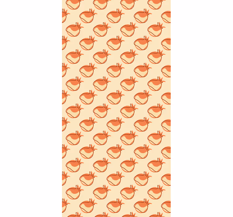 Tende a rullo frutta e verdura motivo di verdure beige - TenStickers