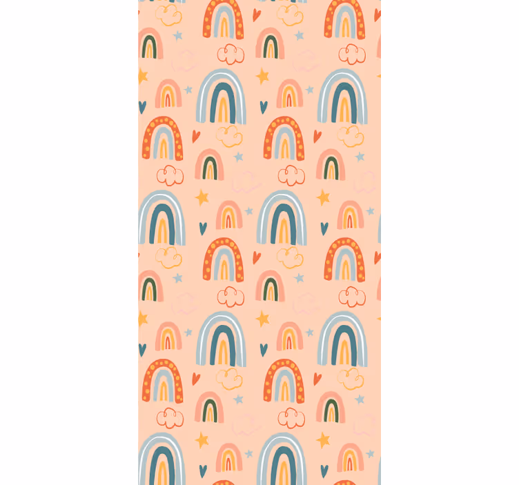 Tenda a rullo cameretta delizia del modello arcobaleno - TenStickers