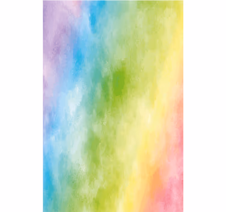 Tende a rullo motivi arcobaleno sfumato morbido - TenStickers