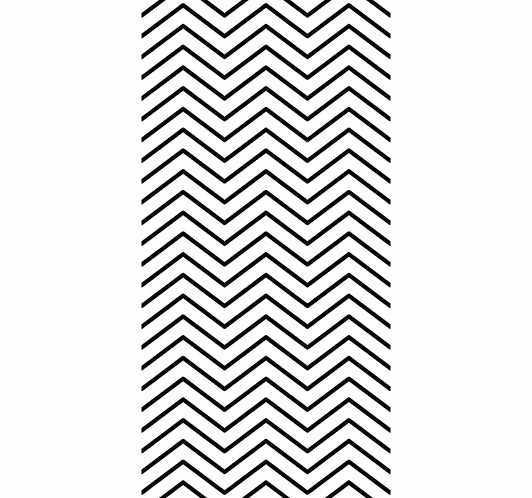 Tenda a rullo moderna disegno a chevron - TenStickers