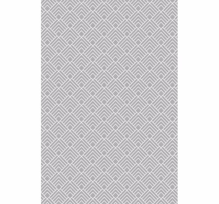 Tenda a rullo cucina linee grigio chiaro a zig zag - TenStickers