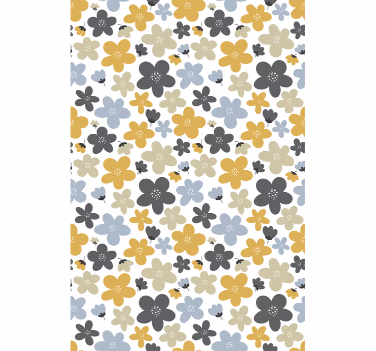 Tenda a rullo fiori e piante per bambini - TenStickers