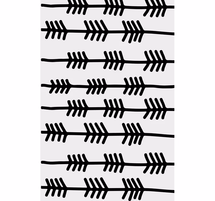 Tenda a rullo cucina moderna nordiche motivo frecce nere - TenStickers