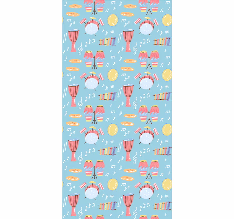 Tenda a rullo originale modelli di strumenti musicali - TenStickers