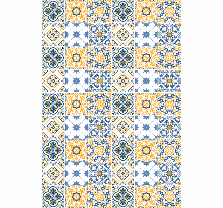 Tende a rullo motivi motivi piastrelle intricate - TenStickers