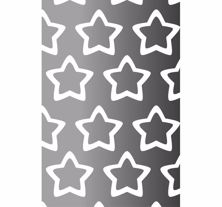 Tenda a rullo moderna motivo a stella grigia - TenStickers