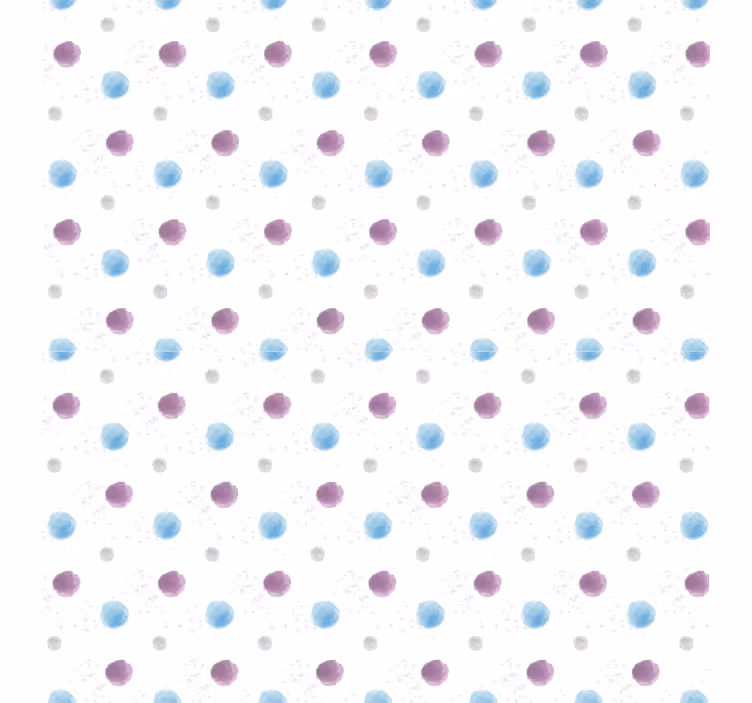 Tenda a rullo cameretta puntini colorati a fantasia - TenStickers