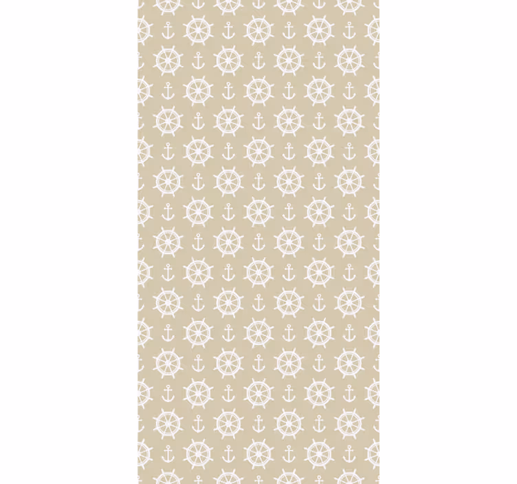 Tenda a rullo originale modello di ruota nautica - TenStickers