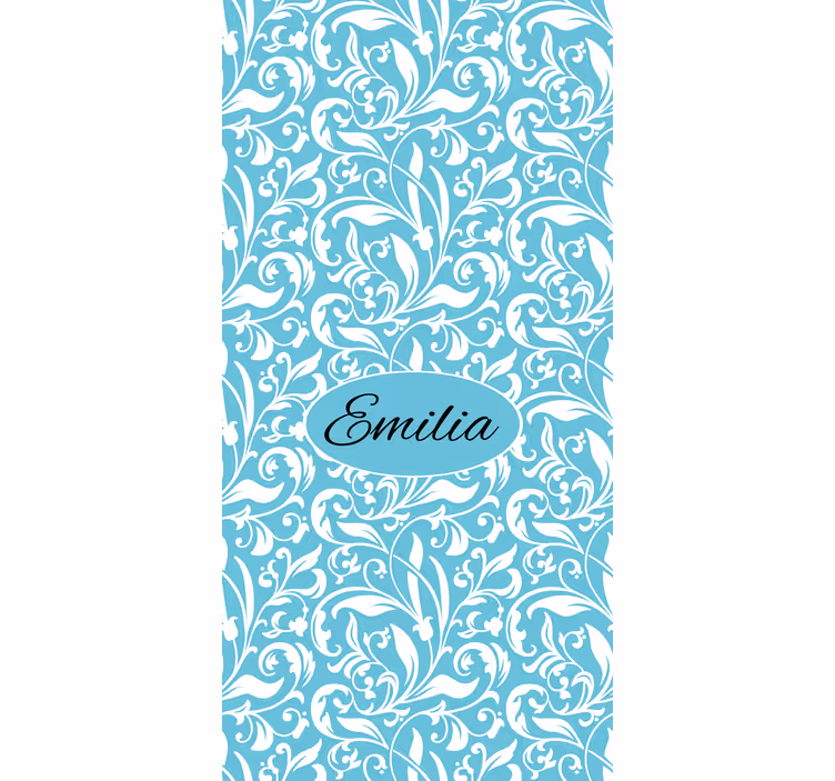 Tenda a rullo fiori motivo floreale personalizzato - TenStickers