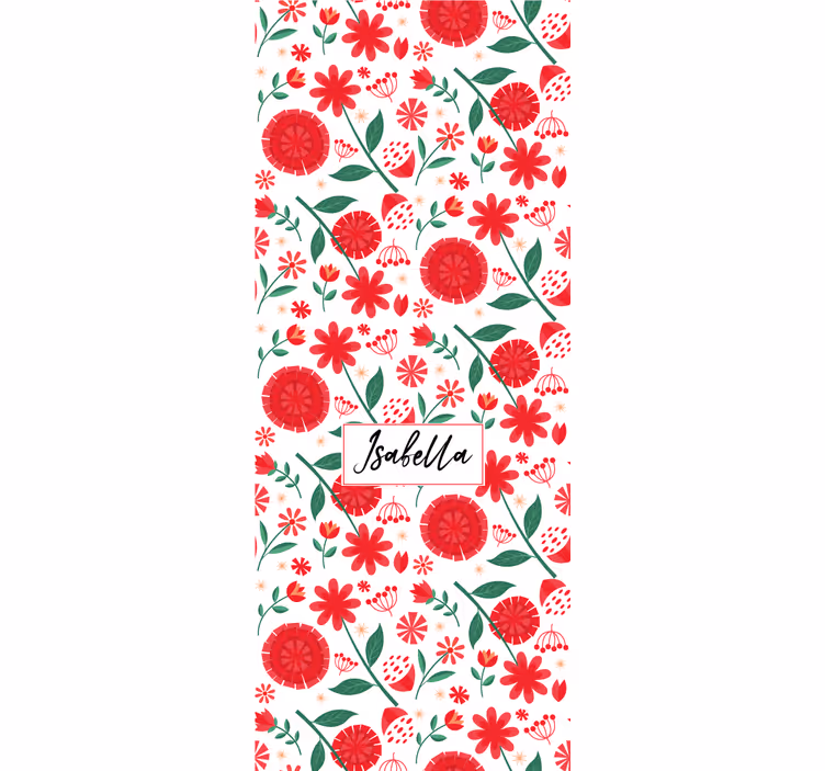 Tenda a rullo fiori e piante personalizzabile - TenStickers