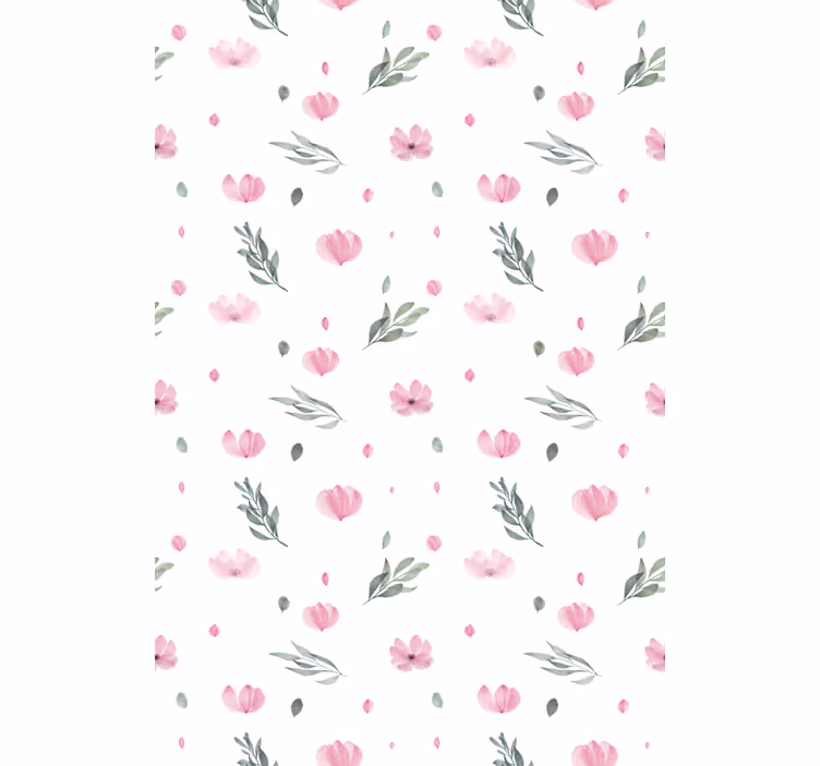 Tenda a rullo cucina delicato tema floreale - TenStickers