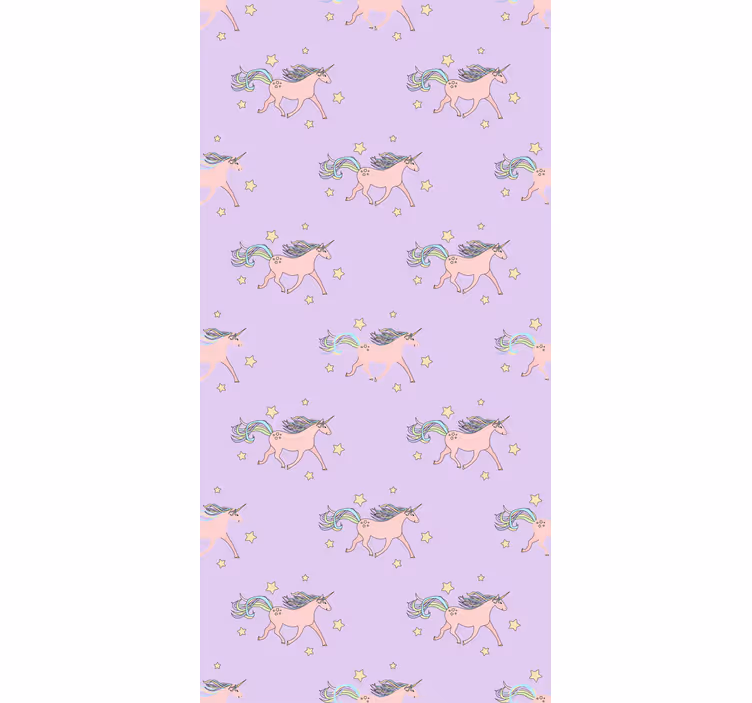 Tenda a rullo animali modello unicorni danzanti - TenStickers