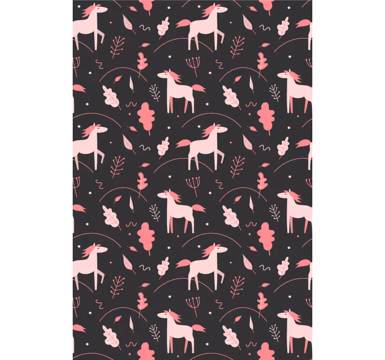 Tenda a rullo cameretta dolci unicorni rosa - TenStickers