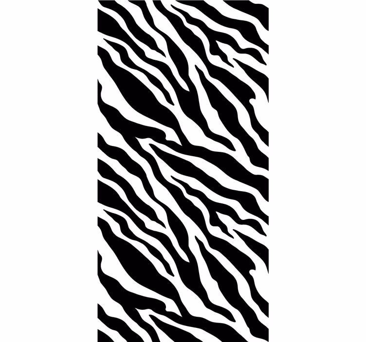 Tenda a rullo animali motivo strisce zebrate - TenStickers