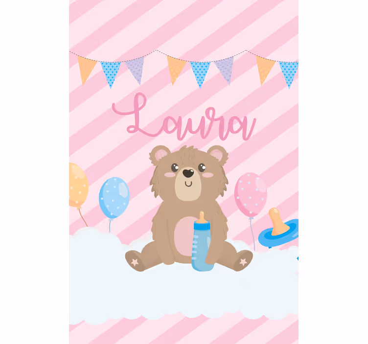 Tende a rullo personalizzabili festa dell'orsacchiotto - TenStickers