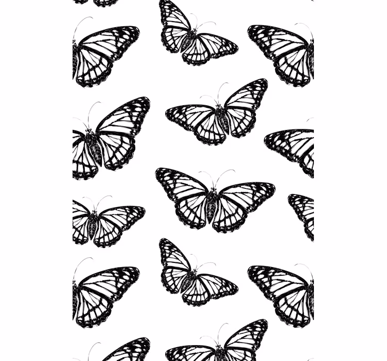 Tenda a rullo farfalle ali di monarca sorprendenti - TenStickers