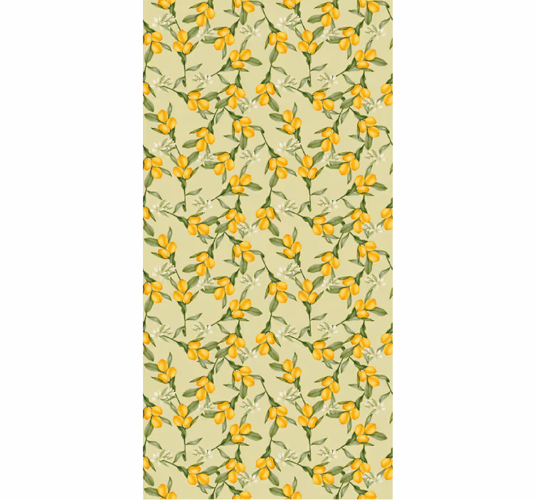 Tenda a rullo cucina  frutta e verdura modello di limoni - TenStickers