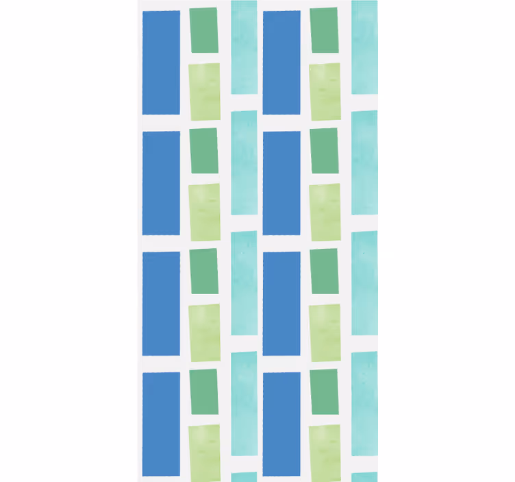 Tende a rullo motivi modello di blocco geometrico - TenStickers