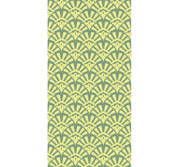 Tende a rullo motivi tema elegante delle foglie - TenStickers