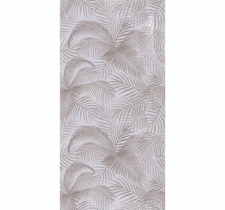 Tenda a rullo fiori e piante elegante foglia di palma - TenStickers