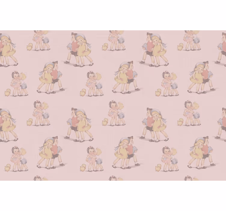 Tenda a rullo originale bambini che giocano insieme - TenStickers