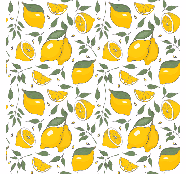 Tende a rullo frutta e verdura limoni e fette - TenStickers