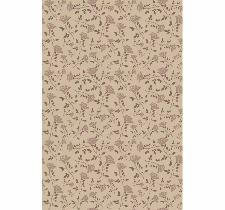 Tenda a rullo fiori sottili caratteristiche botaniche - TenStickers