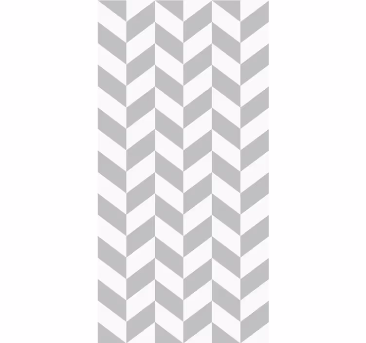 Tenda a rullo linee con motivo a chevron - TenStickers