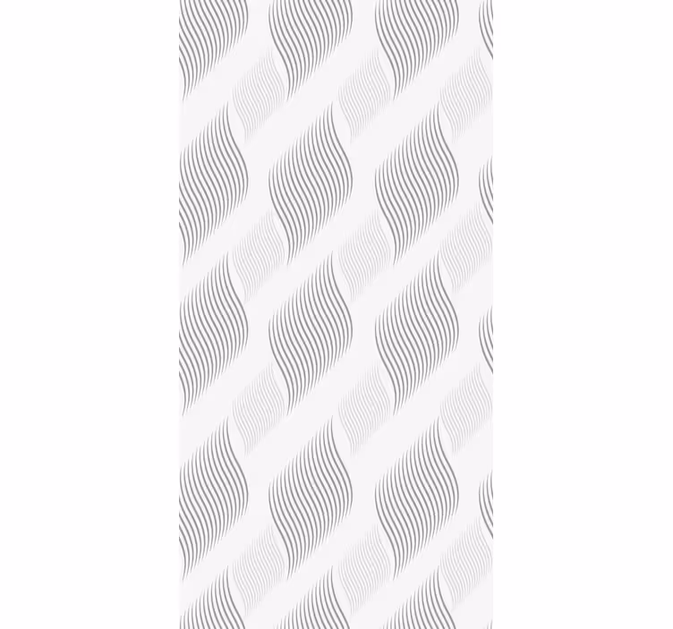 Tenda a rullo elegante motivo ondulato grigio - TenStickers