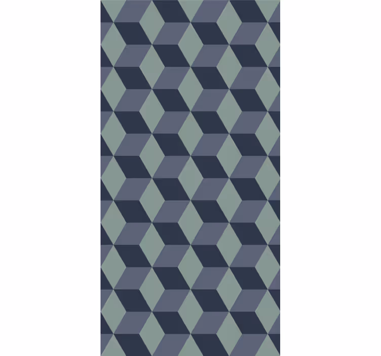 Tenda a rullo moderna organizzazione geometrica - TenStickers