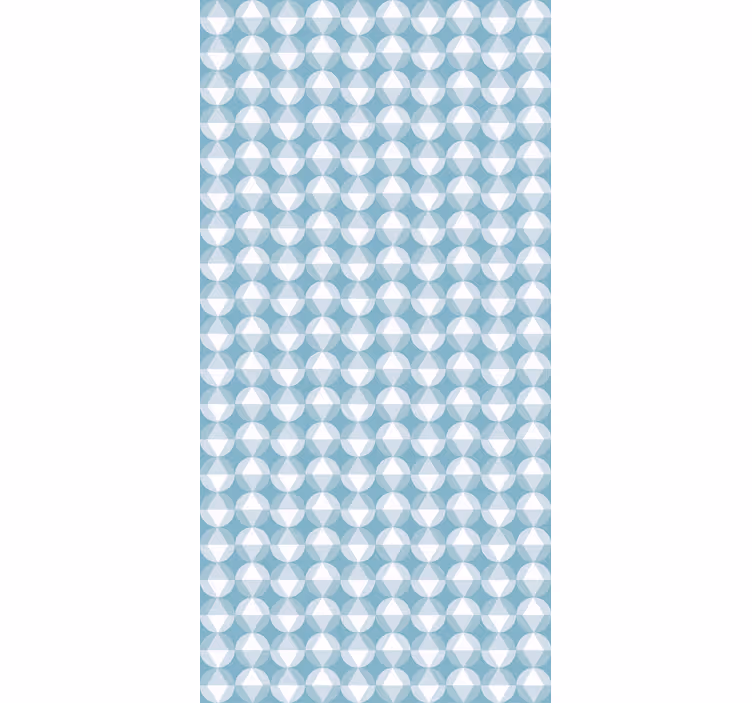 Tende a rullo motivi armonia geometrica blu - TenStickers