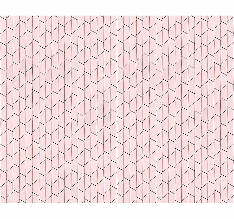 Tende a rullo motivi disegno geometrico rosa - TenStickers
