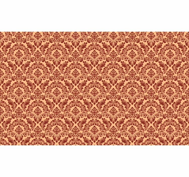 Tenda a rullo elegante tema floreale intricato - TenStickers