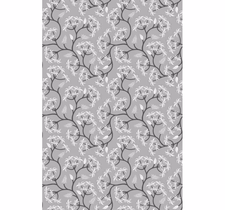 Tenda a rullo fiori e piante eleganti rami floreali - TenStickers