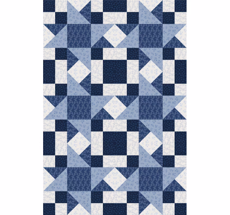 Tende a rullo motivi geometrico patchwork - TenStickers