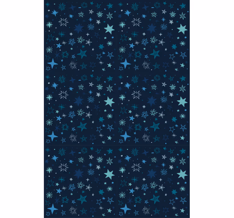 Tenda a rullo cameretta cielo celeste serale - TenStickers