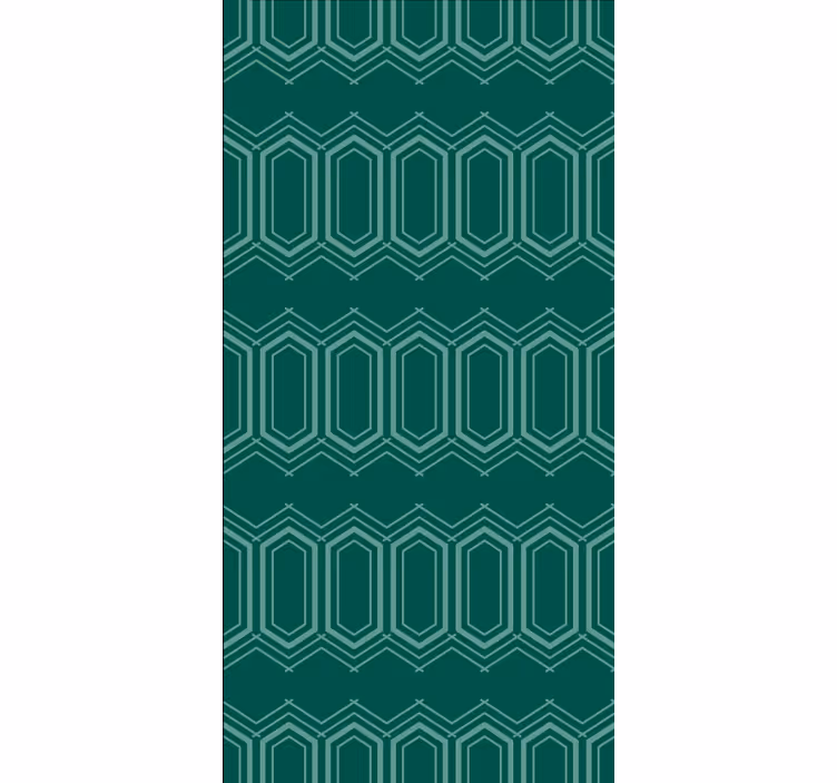 Tende a rullo motivi motivo geometrico verde - TenStickers