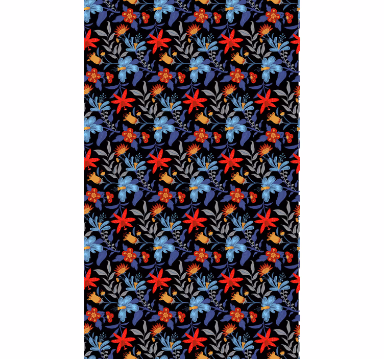 Tenda a rullo fiori e piante modello multicolore - TenStickers