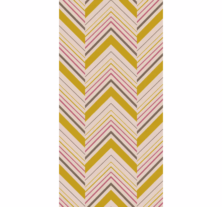Tende a rullo motivi strati con motivo a chevron - TenStickers