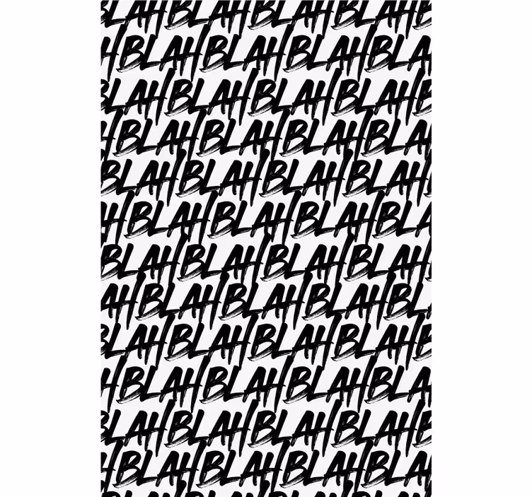 Tenda a rullo frasi modello tipografico espressivo - TenStickers