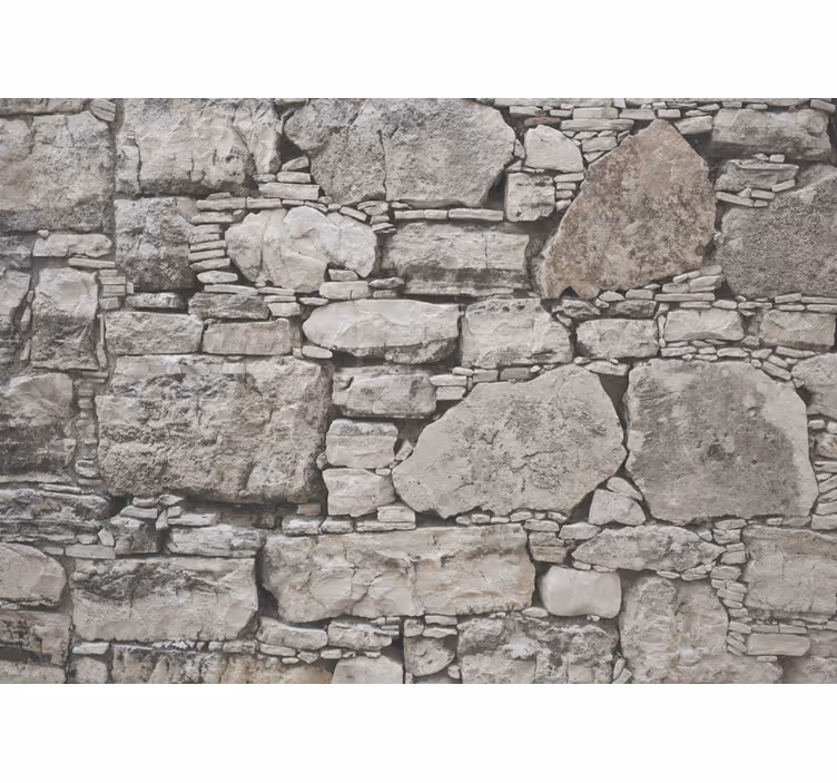 Tende a rullo motivi effetto muro di pietra - TenStickers