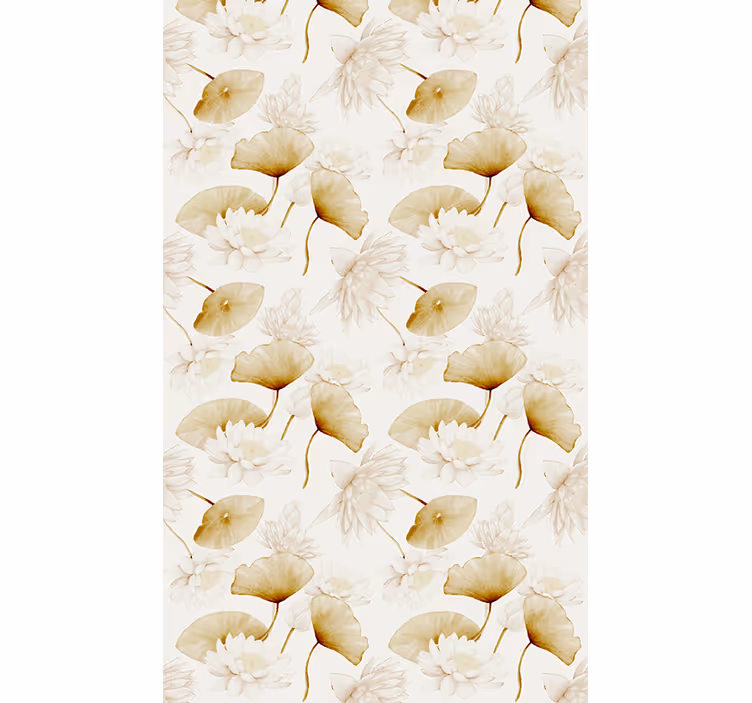 Tenda a rullo cucina moderna fiori e piante - TenStickers