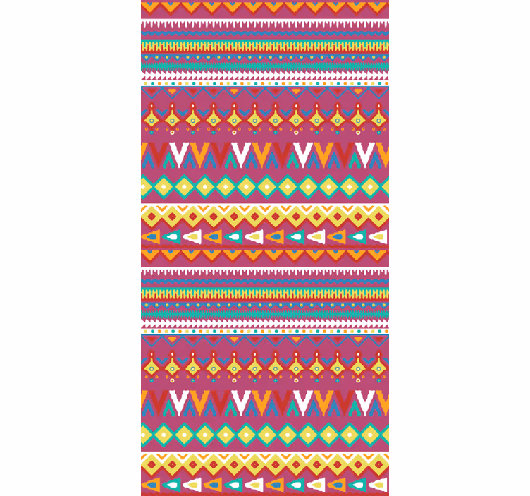 Tenda a rullo originale disegno a motivo tribale - TenStickers