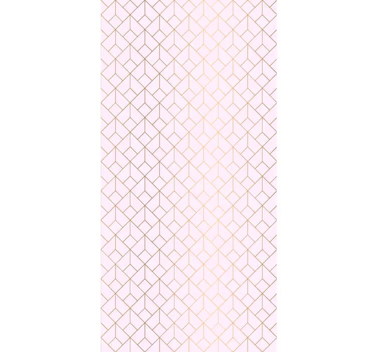 Tenda a rullo elegante disposizione in stile geometrico - TenStickers