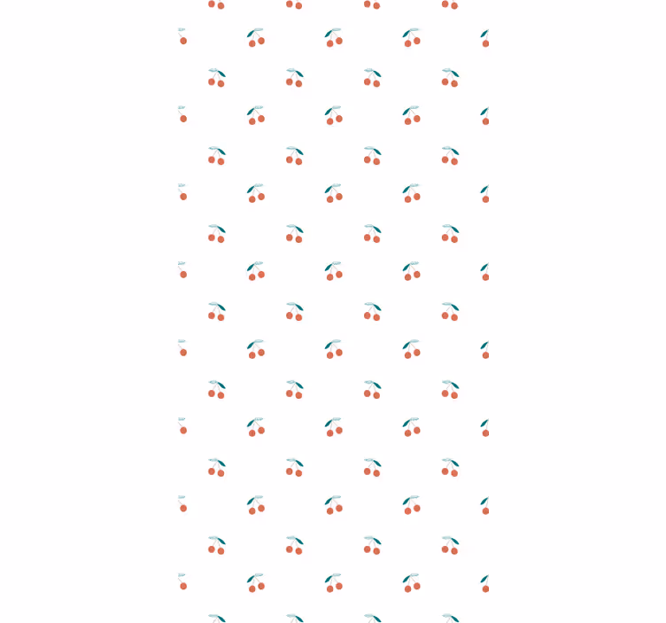 Tende a rullo frutta e verdura design ciliegie - TenStickers