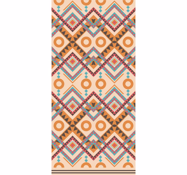 Tende a rullo trame rombi multicolore - TenStickers