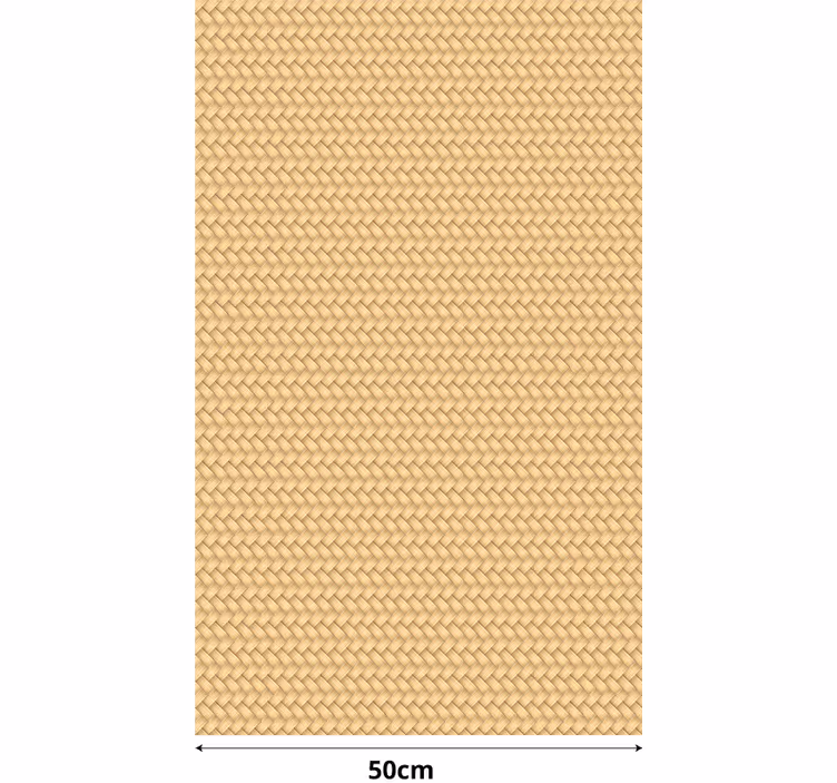 Tenda a rullo sala da pranzo rustiche vimini - TenStickers
