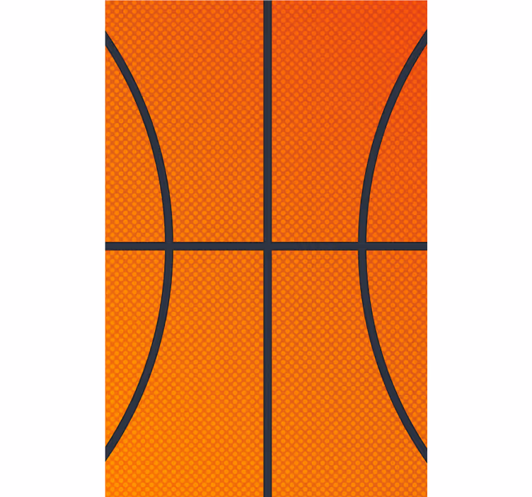 Tenda a rullo con palla di basket - TenStickers