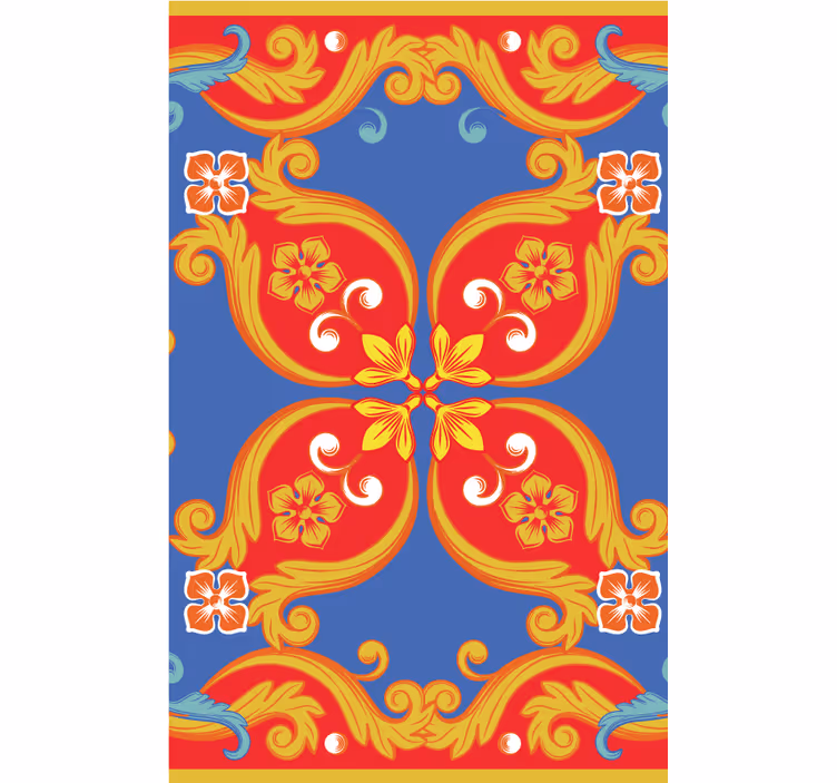 Tende a rullo stile siciliano e colorata - TenStickers
